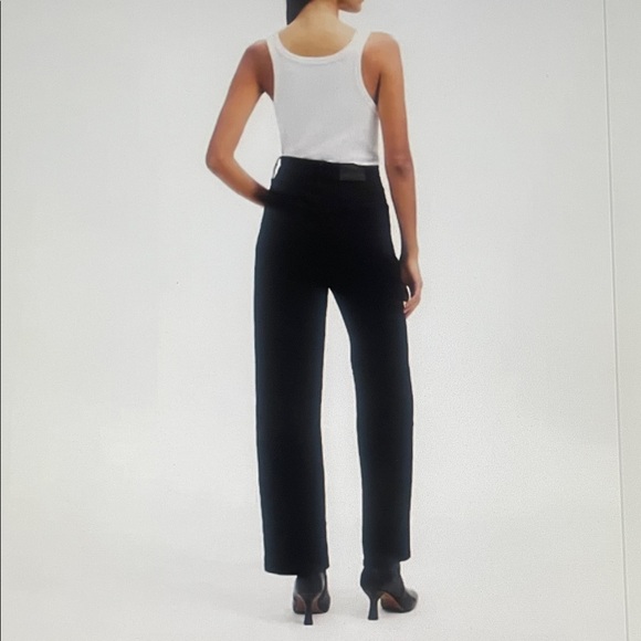 MADEWELL The Perfect Vintage wide-Leg  Black Women's jeans - Picture 2 of 12